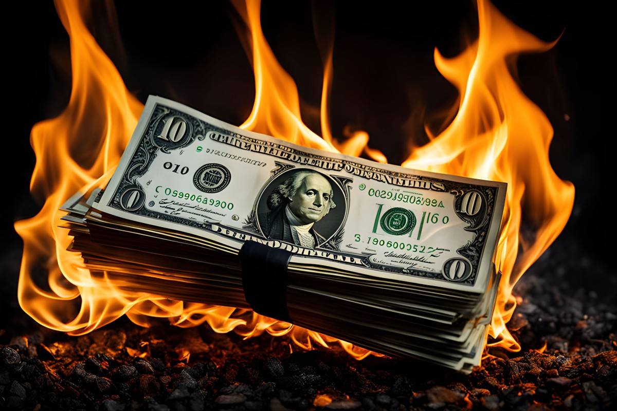 money on fire are a waste on money