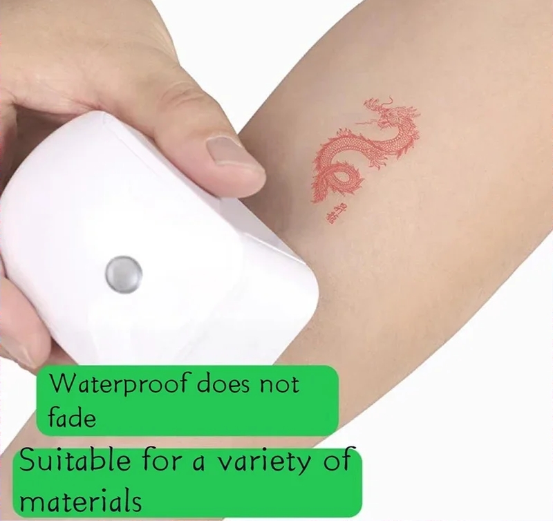 portable tattoo printer that prints directly on skin or any material